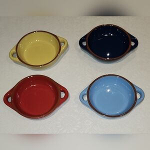 Lovely Jamie Oliver 5.5" (14cm) Round Terracotta Tapas Oven Dish set of 4